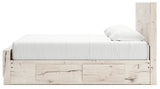 Top view of Lawroy King Panel Bed frame