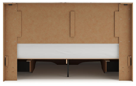 Overall dimensions diagram for Lawroy King Bed