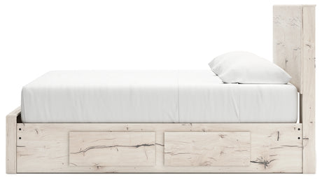 Lawroy King Panel Bed angled top view