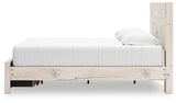 Lawroy King Panel Storage Bed side view