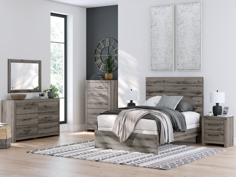 Bedroom set featuring Graystorm full bed