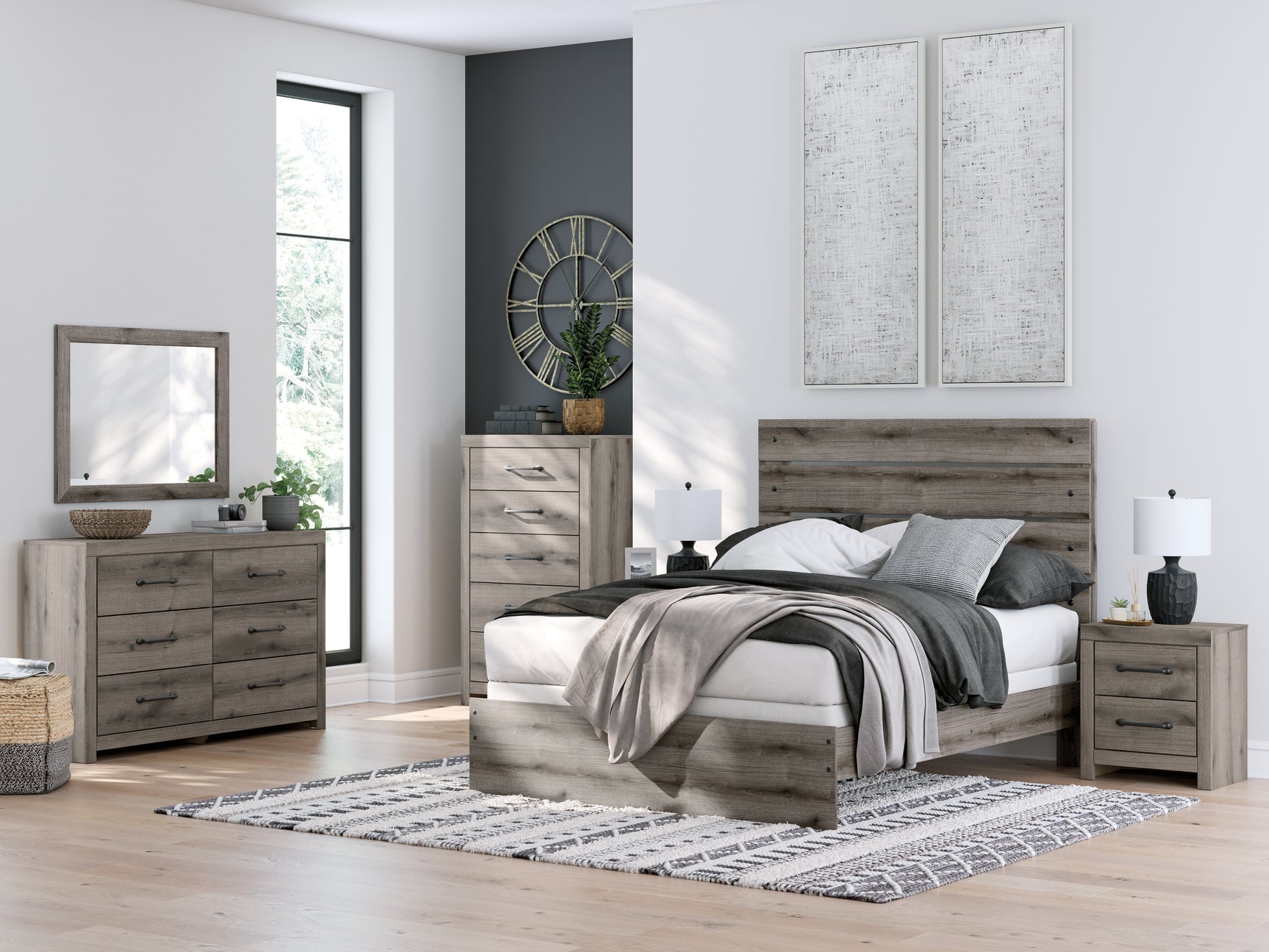 Graystorm Brown Gray Dresser