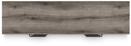 Graystorm dresser top view showing finish