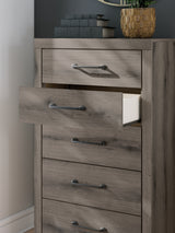 Graystorm Chest close-up of handle and wood grain