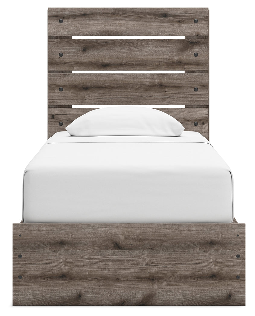 Roll slat foundation on Graystorm Twin Bed