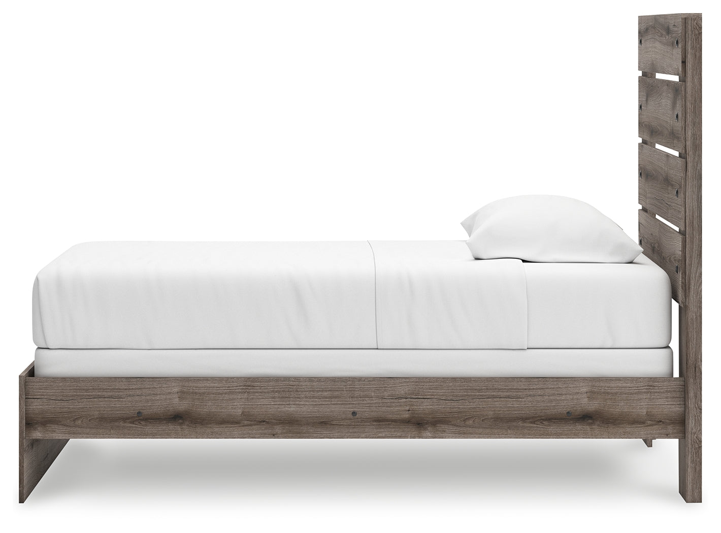 Side alternative view Graystorm twin bed
