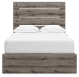 Graystorm Full Panel Storage Bed angled view
