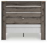 Graystorm Queen Panel Bed rear view