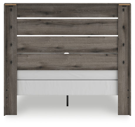 Graystorm Queen Panel Bed rear view