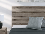 Graystorm Queen Panel Bed texture detail