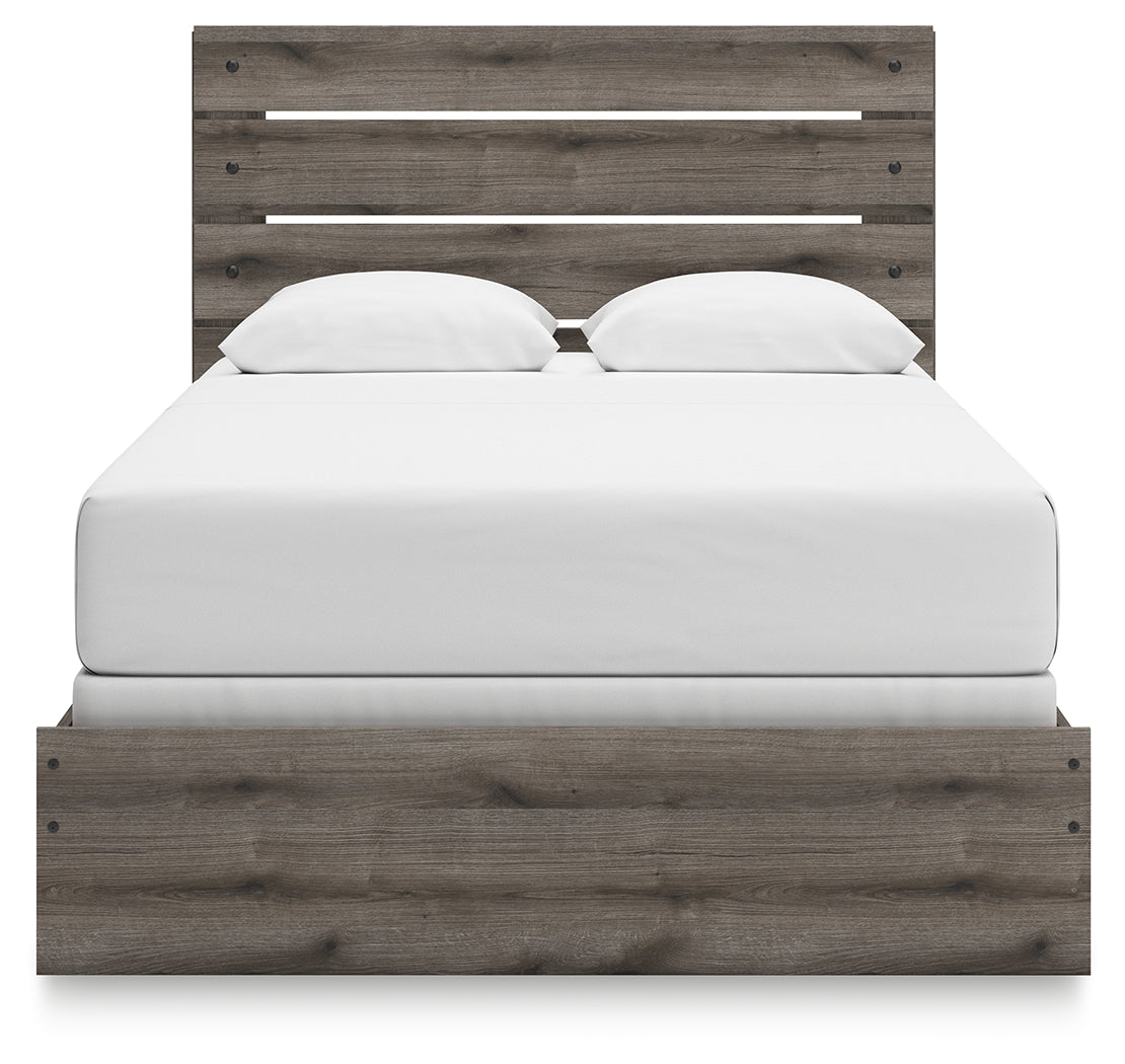 Graystorm Queen Panel Bed side profile