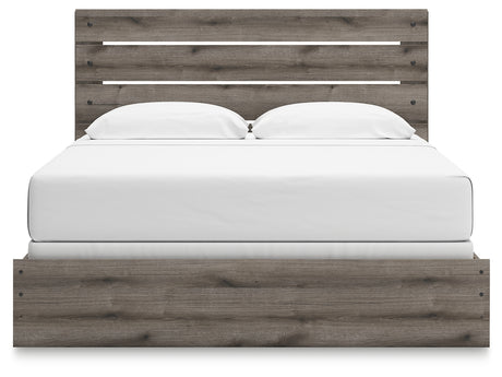 Graystorm bed headboard front view