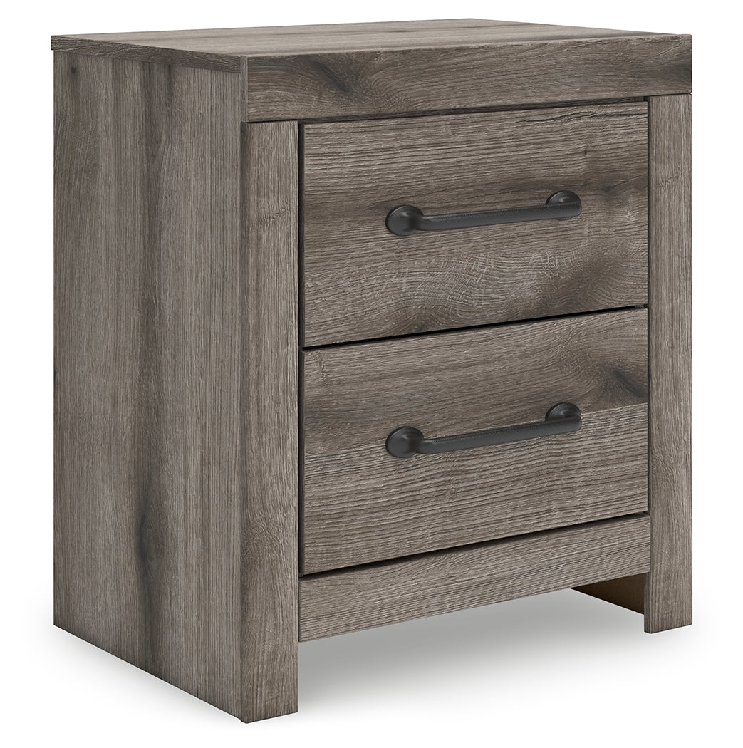 Graystorm nightstand side angle view