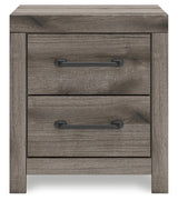 Rear view of Graystorm nightstand