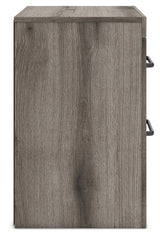 Nightstand drawer handle detail