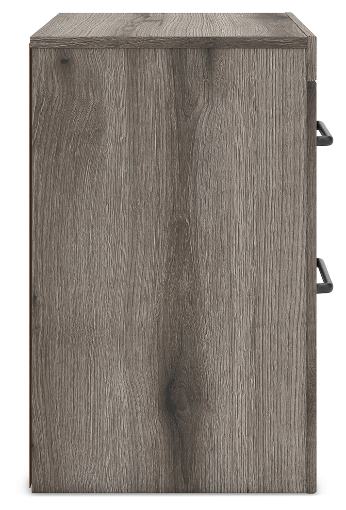 Nightstand drawer handle detail
