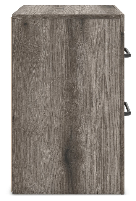 Nightstand drawer handle detail