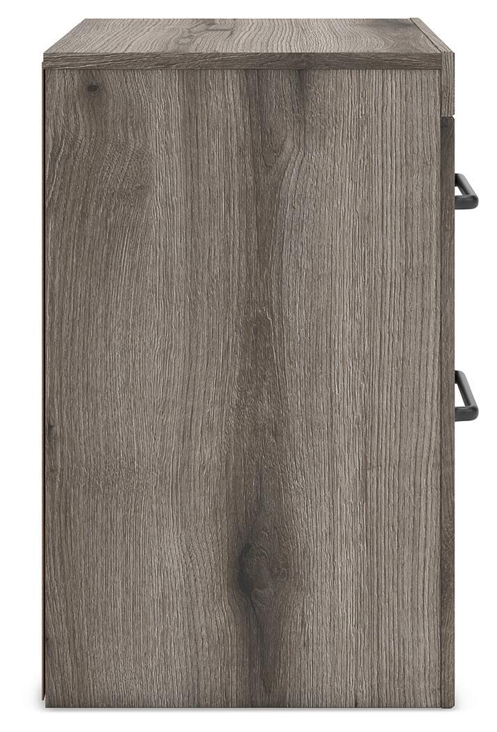 Graystorm Brown Gray Panel Bedroom Set view 25