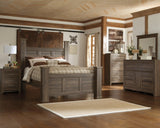 Juararo Bed side view showing footboard detail