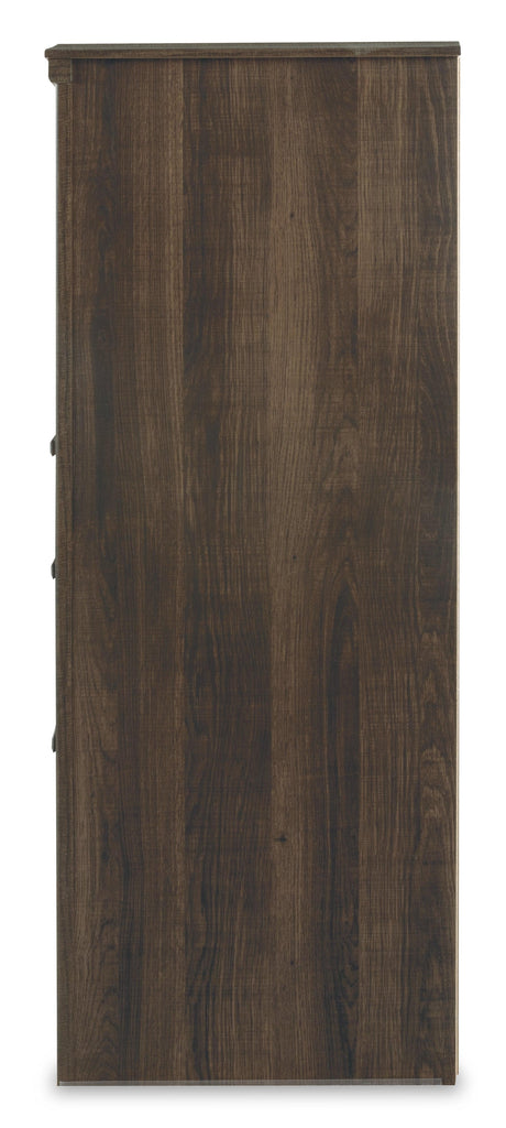 Juararo dresser and mirror close-up angled