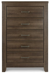 Close-up of pewter-tone hardware on Juararo Chest
