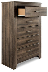Side view of Juararo Dark Brown Chest