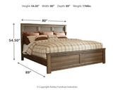 Juararo King Bed dimension diagram