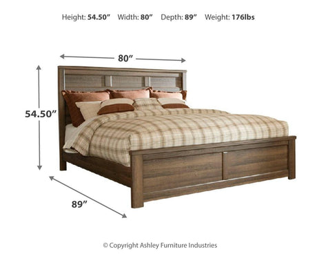 Juararo King Bed dimension diagram