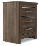 Juararo Nightstand close-up on drawer hardware
