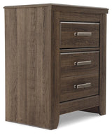 Juararo Dark Brown Poster Bedroom Set angled view