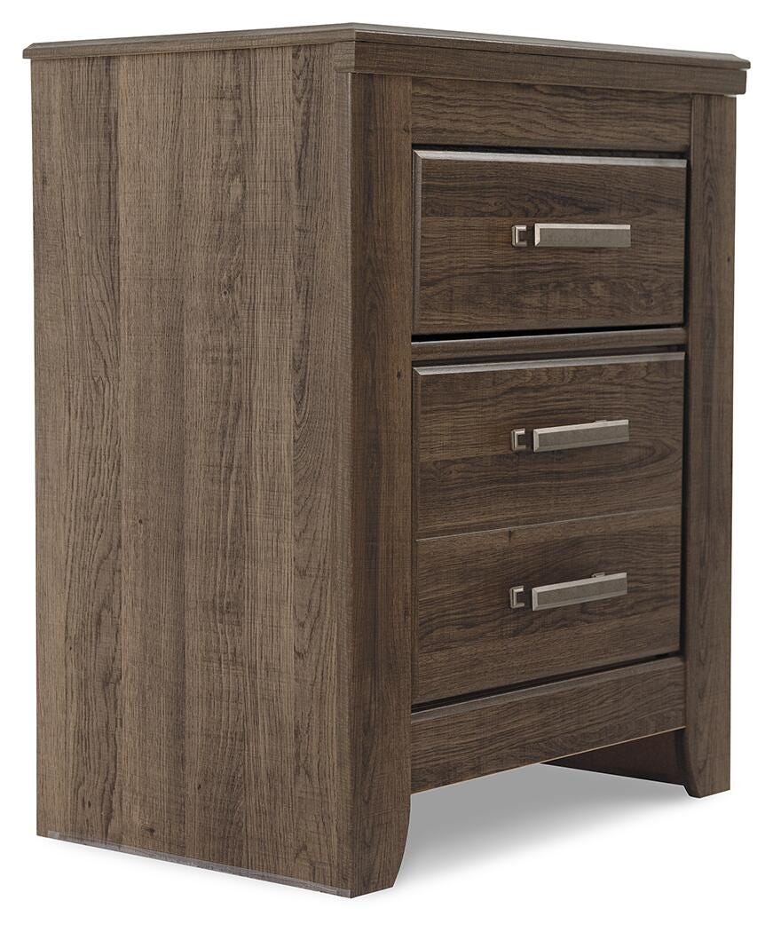 Juararo Dark Brown Poster Bedroom Set angled view