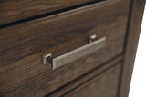 Close-up of wood grain texture on Juararo Nightstand