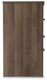 Open drawer view of Juararo Nightstand