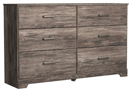Ralinksi Gray Dresser angled closed drawers