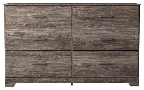 Ralinksi Gray 6-Drawer Dresser front view