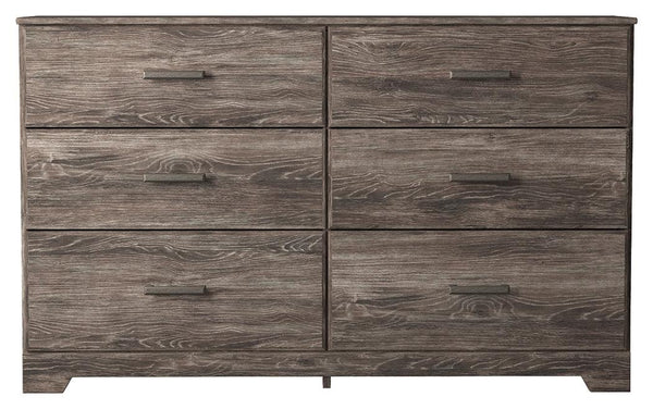 Ralinksi Gray 6-Drawer Dresser front view