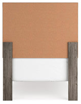 Ralinksi Gray Twin Panel Bed back view