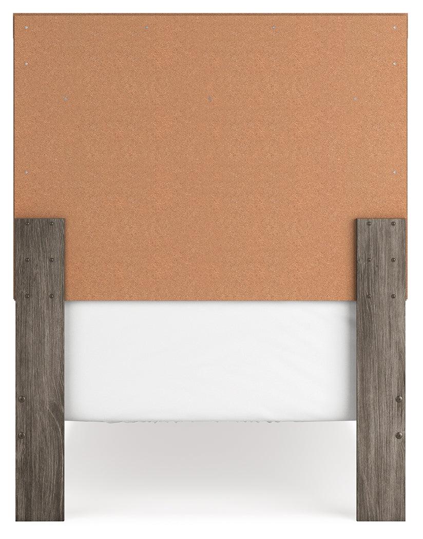 Ralinksi Gray Twin Panel Bed back view