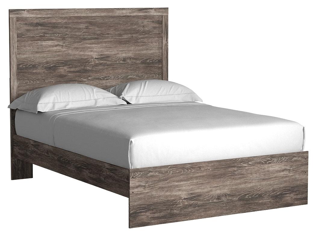 Ralinksi Gray Full Panel Bed headboard close-up