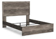 Ralinksi Gray Queen Panel Bed angle view