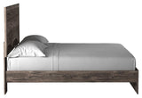 Ralinksi Gray King Panel Bed side profile
