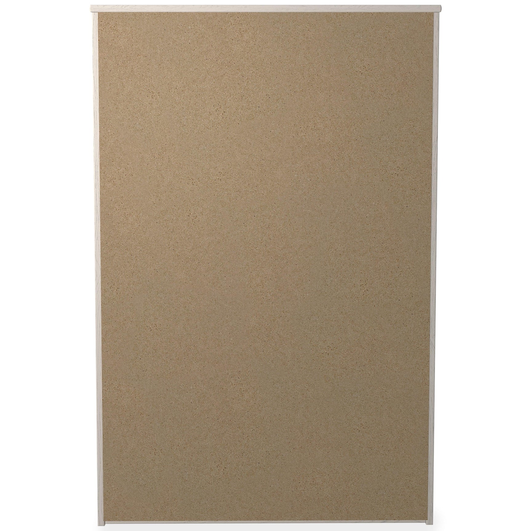 Back view of Stelsie White Chest of Drawers