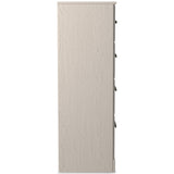 Side profile of Stelsie White Chest of Drawers