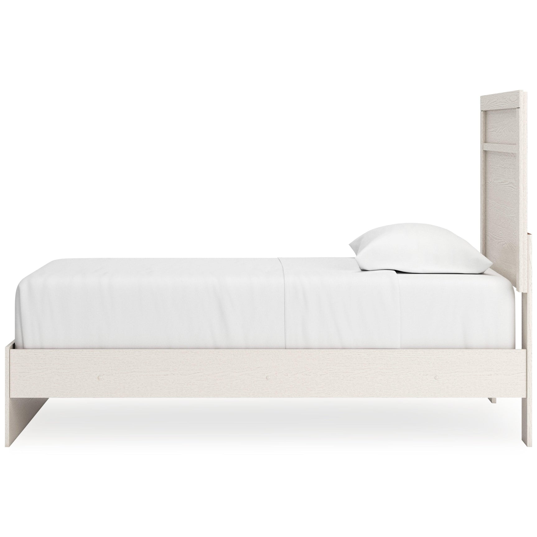 Top angle showing bed profile