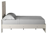 Stelsie White Full Panel Bed - Ella Furniture