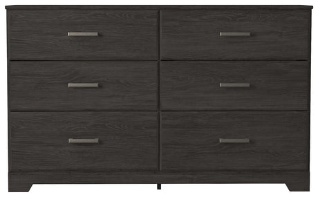 Belachime Black Dresser front view