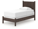 Pamytta Brown Twin Panel Bed alternative side angle