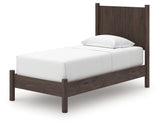 Full bed frame top angle view