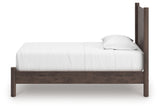 Alternate side view of bed