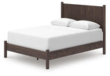 Pamytta Brown Panel Bedroom Set angled view